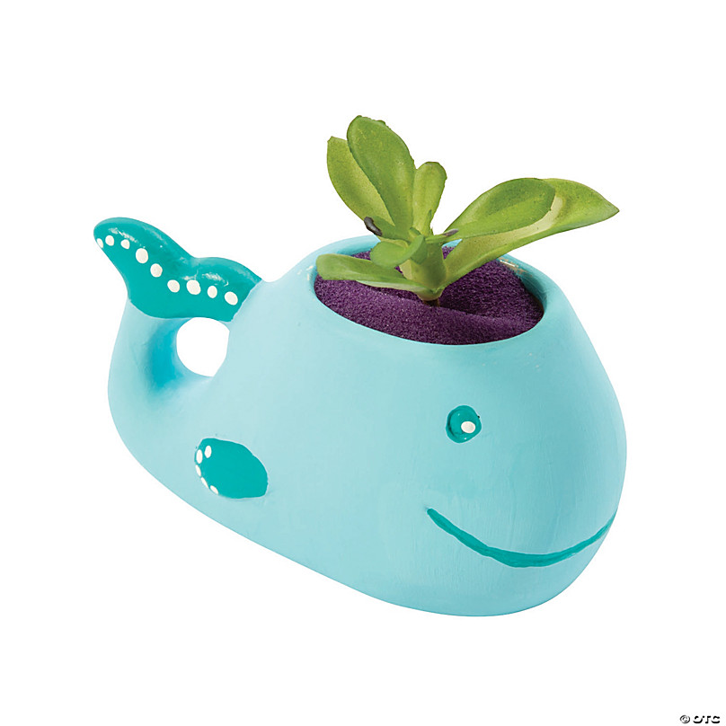 whale flower pot