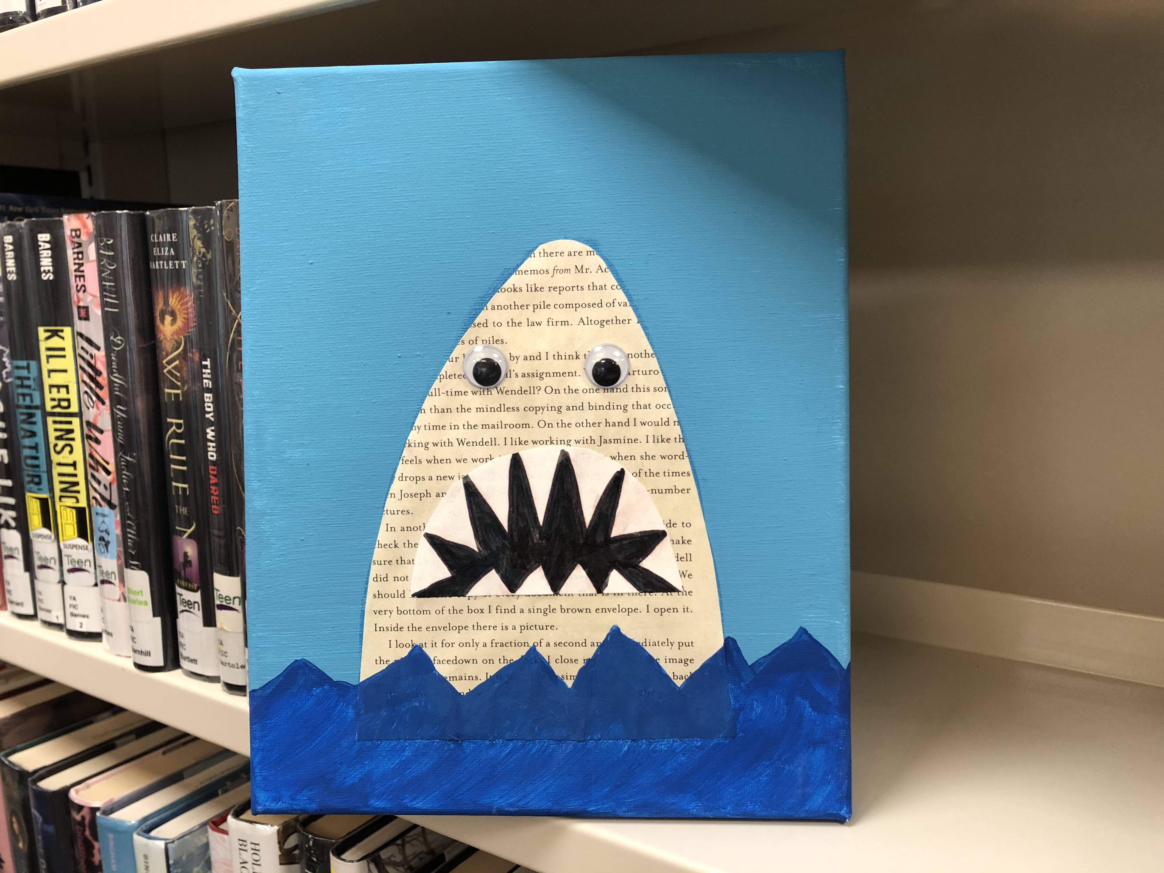 Shark painting