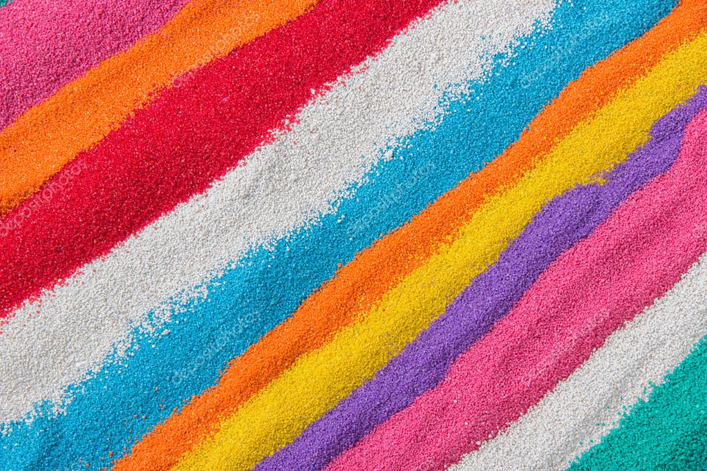 colored sand