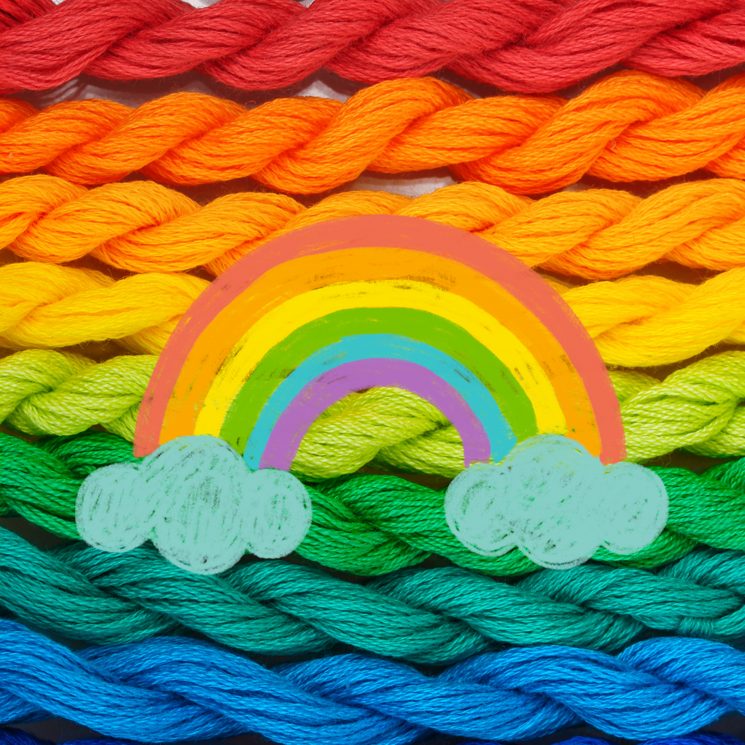 Yarn Wrap Rainbow