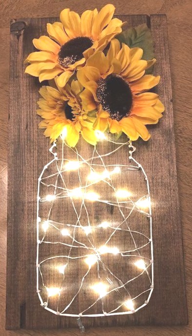 Sunflower string art