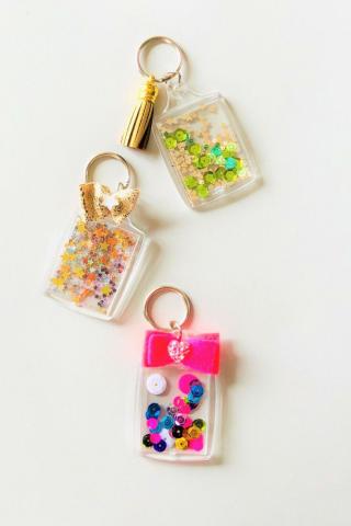 Confetti Keychain