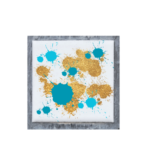 Splatter Ink coaster