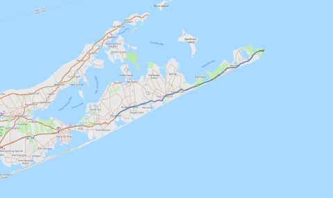 Montauk hwy map