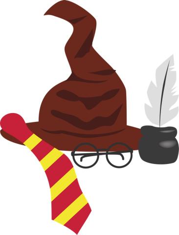 Harry Potter hat and tie