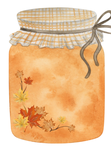 Fall Themed Jar