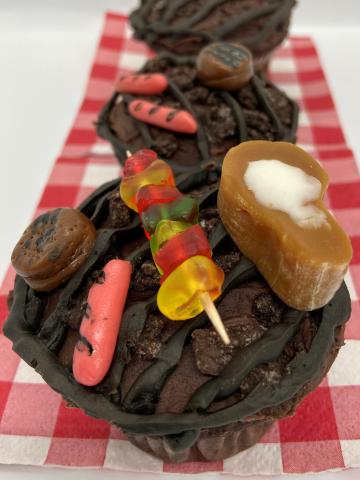 barbecue cupcakes
