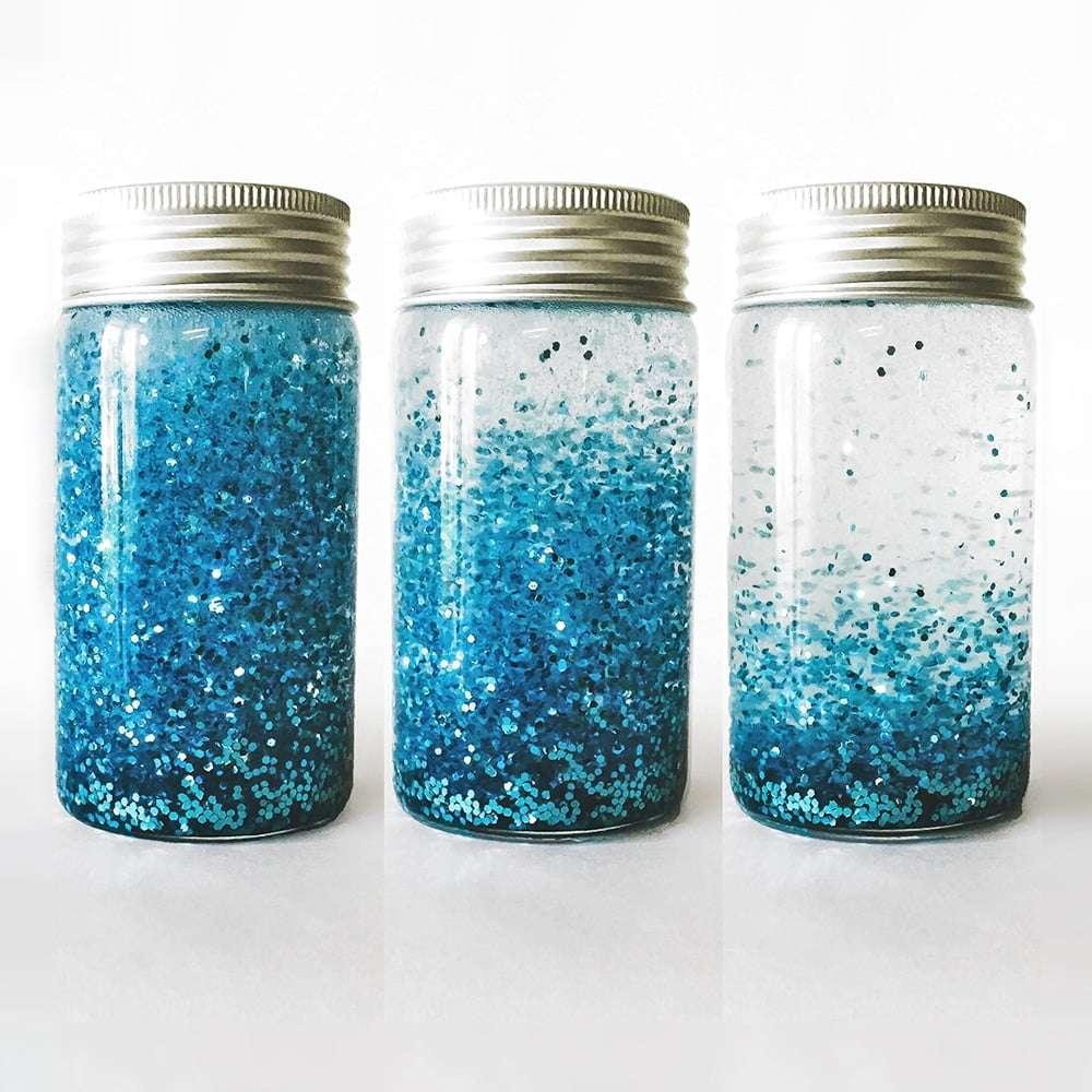 calming glitter jar