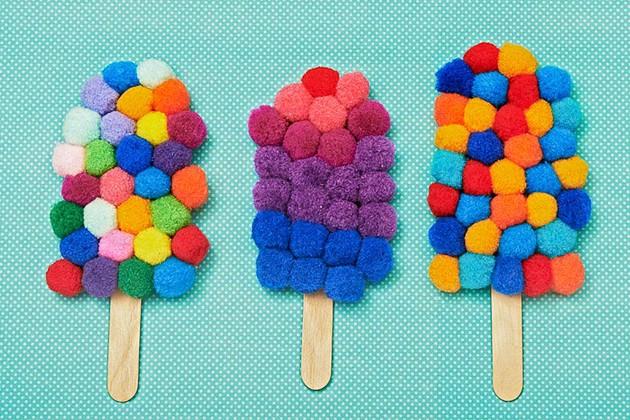 pompom popsicle