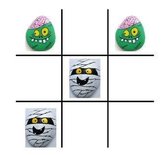 Halloween tic tac toe