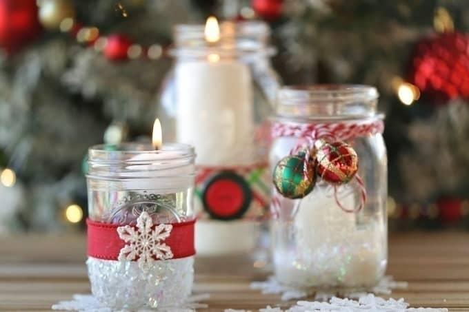 holiday mason jars