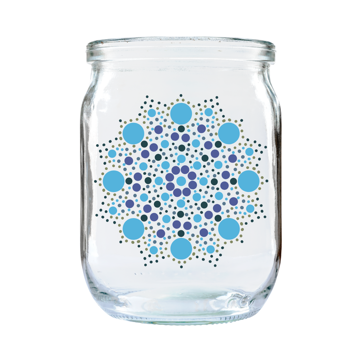 Decorative Glass Jar